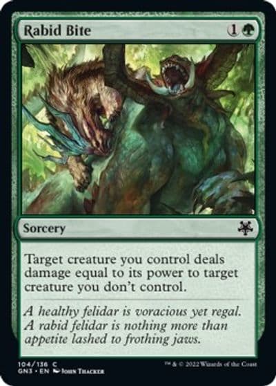 Rabid Bite Magic Game Night: Free-For-All Magic card