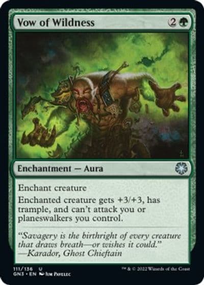 Vow of Wildness Magic Game Night: Free-For-All Magic card