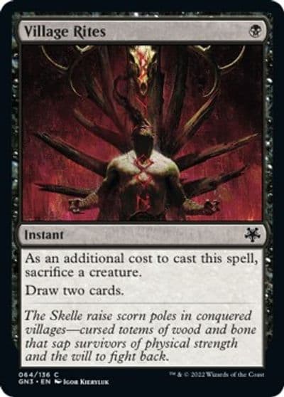 Village Rites Magic Game Night: Free-For-All Magic card