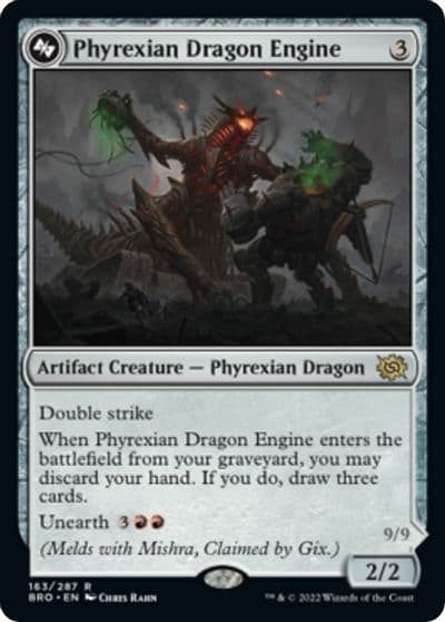 Phyrexian Dragon Engine The Brothers' War Magic card