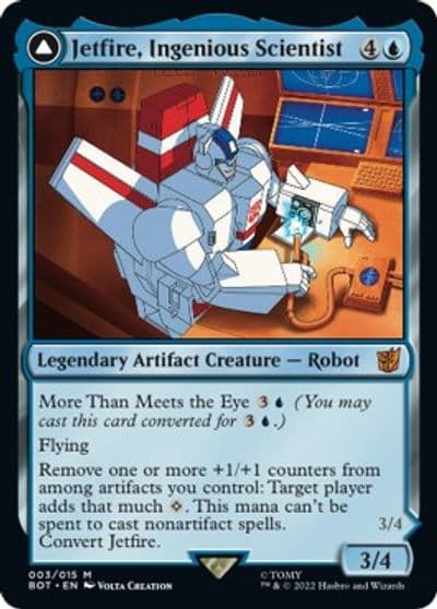 Jetfire Ingenious Scientist Universes Beyond: Transformers Magic card