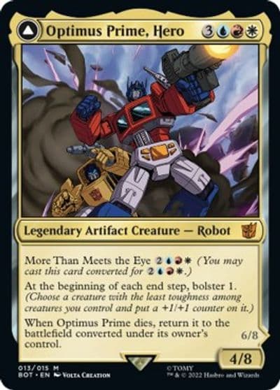 Optimus Prime Hero Universes Beyond: Transformers Magic card