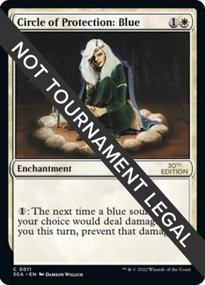Circle of Protection Blue 30th Anniversary Edition Magic card
