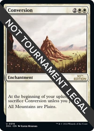 Conversion 30th Anniversary Edition Magic card