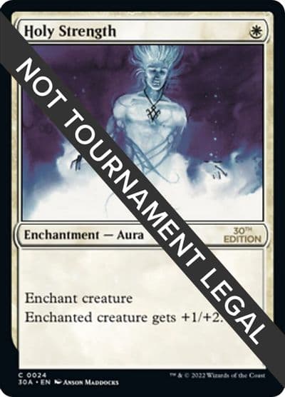 Holy Strength 30th Anniversary Edition Magic card
