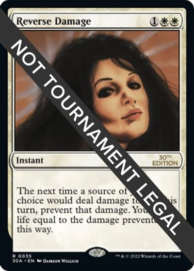 Reverse Damage 30th Anniversary Edition Magic card
