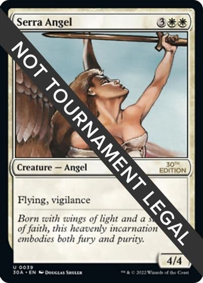 Serra Angel 30th Anniversary Edition Magic card