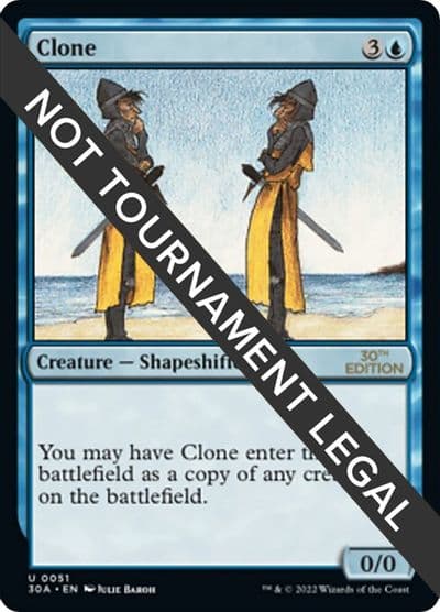 Clone 30th Anniversary Edition Magic card