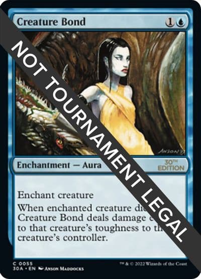 Creature Bond 30th Anniversary Edition Magic card