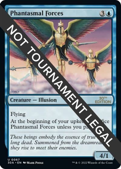 Phantasmal Forces 30th Anniversary Edition Magic card