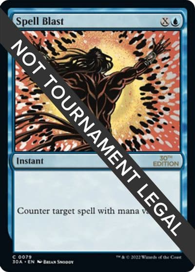 Spell Blast 30th Anniversary Edition Magic card