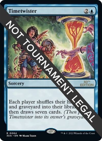 Timetwister 30th Anniversary Edition Magic card