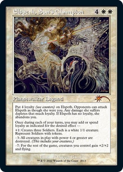 Elspeth Suns Champion Secret Lair Countdown Kit Magic card