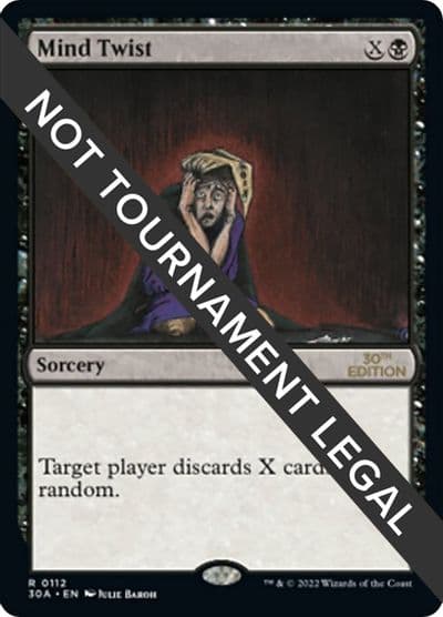 Mind Twist 30th Anniversary Edition Magic card