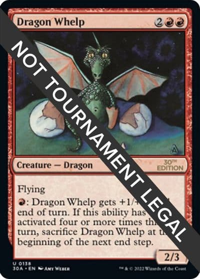 Dragon Whelp 30th Anniversary Edition Magic card