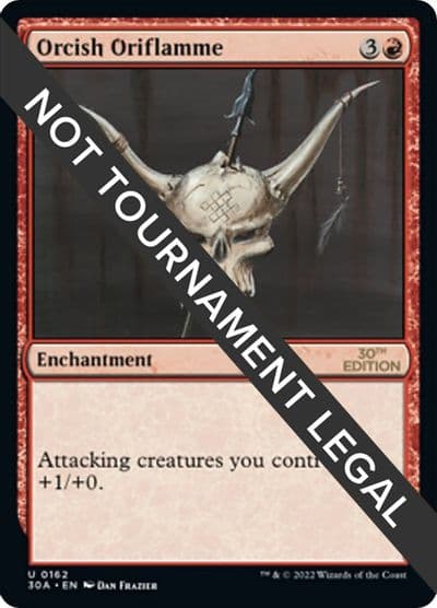 Orcish Oriflamme 30th Anniversary Edition Magic card