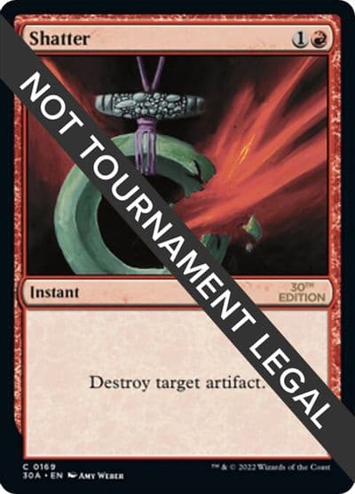Shatter 30th Anniversary Edition Magic card