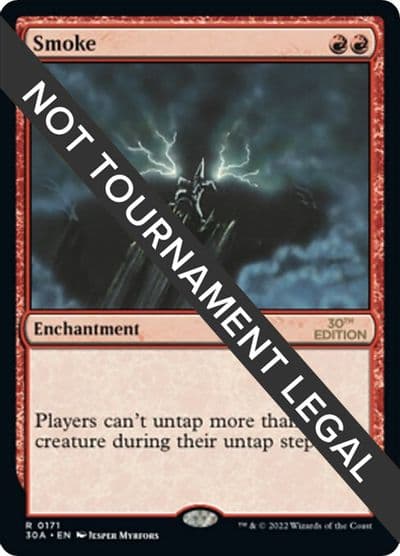 Smoke 30th Anniversary Edition Magic card
