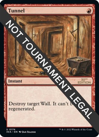 Tunnel 30th Anniversary Edition Magic card