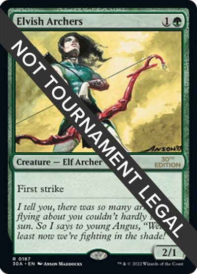 Elvish Archers 30th Anniversary Edition Magic card