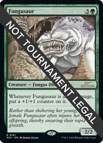 Fungusaur 30th Anniversary Edition Magic card