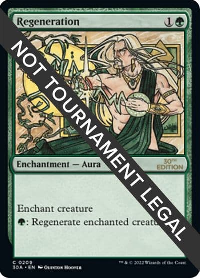 Regeneration 30th Anniversary Edition Magic card