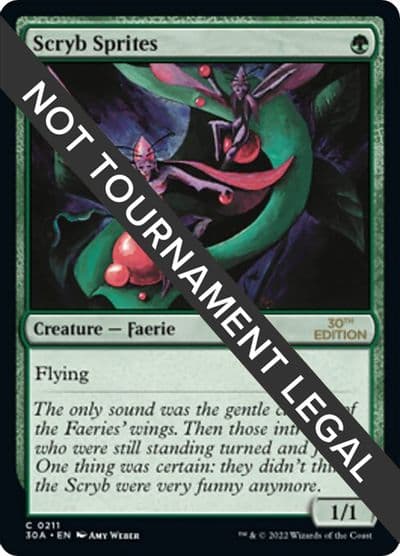 Scryb Sprites 30th Anniversary Edition Magic card