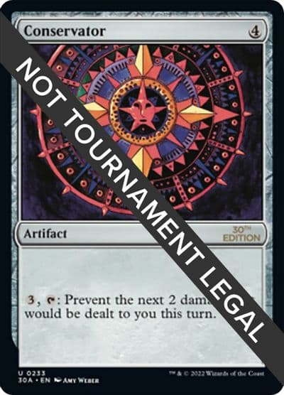 Conservator 30th Anniversary Edition Magic card