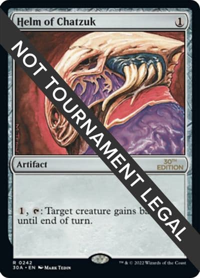 Helm of Chatzuk 30th Anniversary Edition Magic card