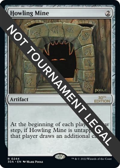 Howling Mine 30th Anniversary Edition Magic card