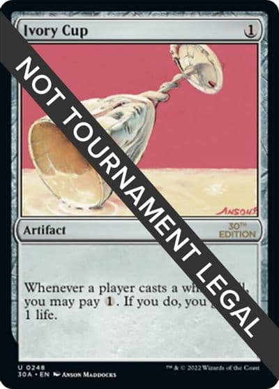 Ivory Cup 30th Anniversary Edition Magic card