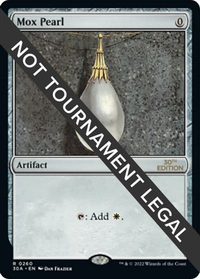 Mox Pearl 30th Anniversary Edition Magic card