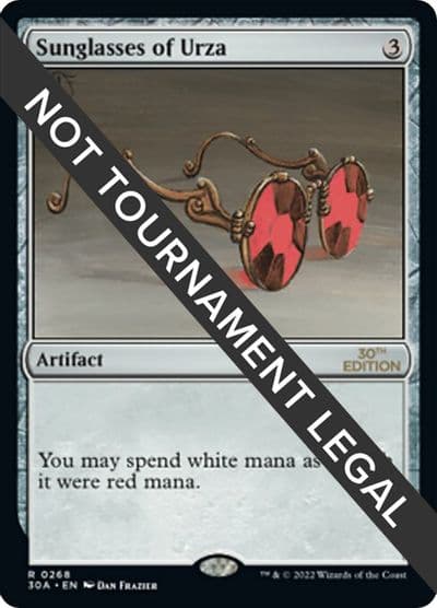 Sunglasses of Urza 30th Anniversary Edition Magic card