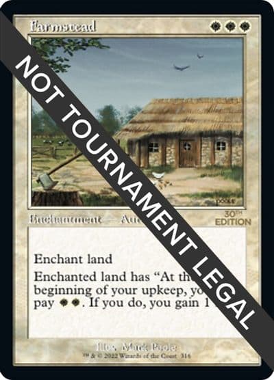 Farmstead Retro Frame 30th Anniversary Edition Magic card