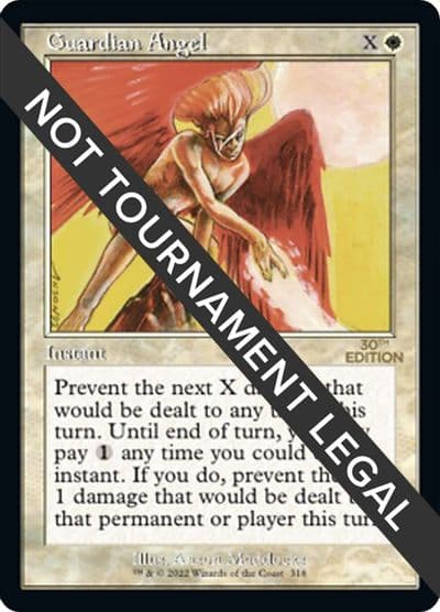 Guardian Angel Retro Frame 30th Anniversary Edition Magic card