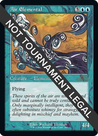 Air Elemental Retro Frame 30th Anniversary Edition Magic card