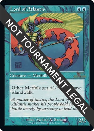 Lord of Atlantis Retro Frame 30th Anniversary Edition Magic card