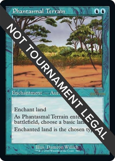 Phantasmal Terrain Retro Frame 30th Anniversary Edition Magic card