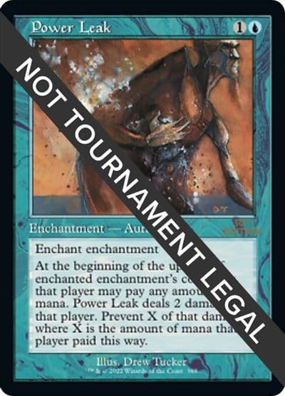Power Leak Retro Frame 30th Anniversary Edition Magic card