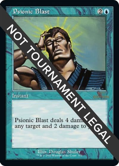 Psionic Blast Retro Frame 30th Anniversary Edition Magic card