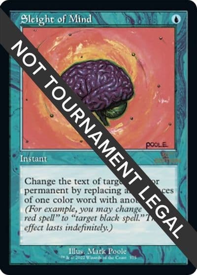Sleight of Mind Retro Frame 30th Anniversary Edition Magic card