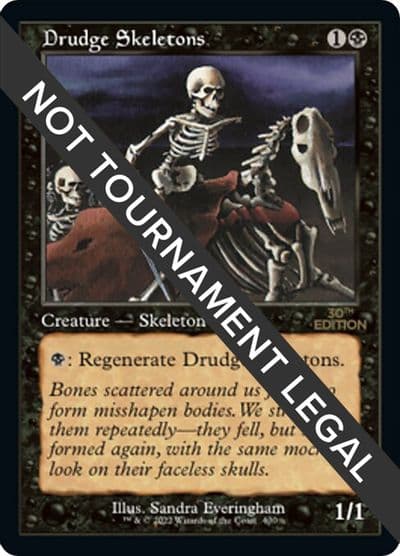Drudge Skeletons Retro Frame 30th Anniversary Edition Magic card
