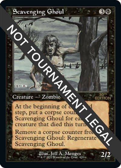 Scavenging Ghoul Retro Frame 30th Anniversary Edition Magic card