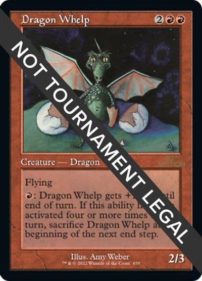 Dragon Whelp Retro Frame 30th Anniversary Edition Magic card