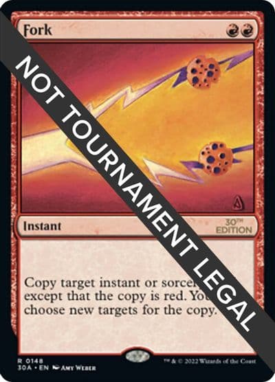 Fork 30th Anniversary Edition Magic card
