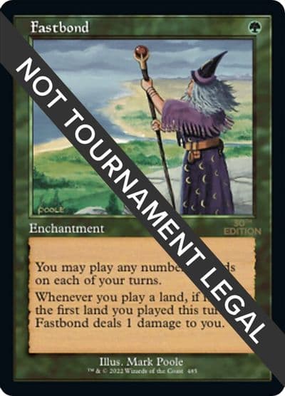 Fastbond Retro Frame 30th Anniversary Edition Magic card