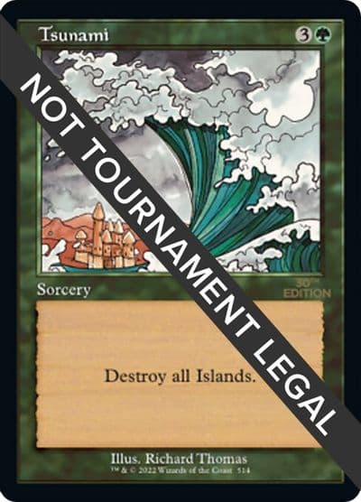 Tsunami Retro Frame 30th Anniversary Edition Magic card