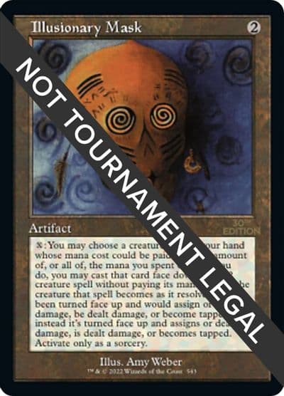 Illusionary Mask Retro Frame 30th Anniversary Edition Magic card