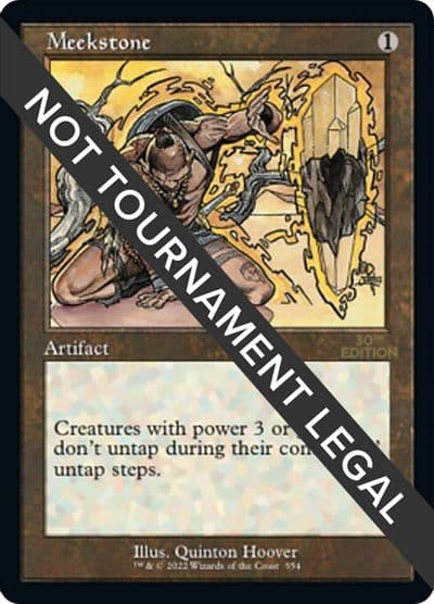 Meekstone Retro Frame 30th Anniversary Edition Magic card
