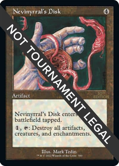 Nevinyrrals Disk Retro Frame 30th Anniversary Edition Magic card
